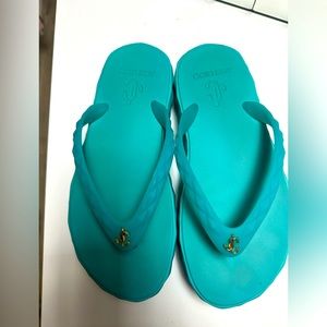 Jimmy Choo diamond flatform flip flop